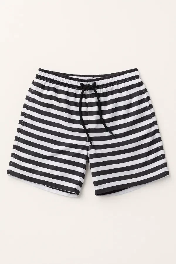 Producto - Traje de baño Kids rayado negro