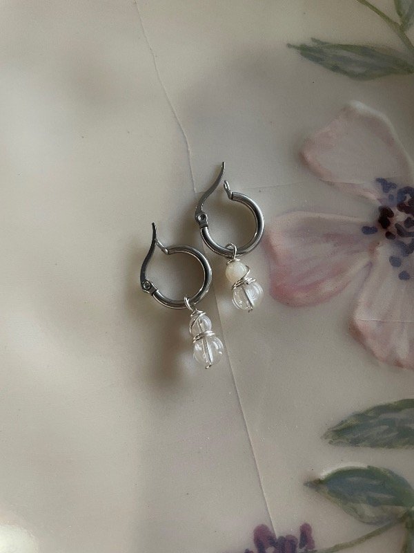 Producto - ARGOLLITAS CITRINO+ CUARZO CRISTAL
