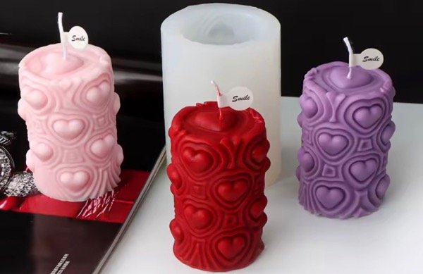 Producto - MOLDE SILICONA VELON CORAZONES