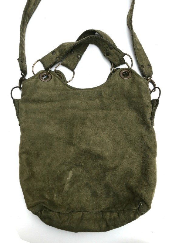 Producto - Cargo bag gamuza verde militar - 3