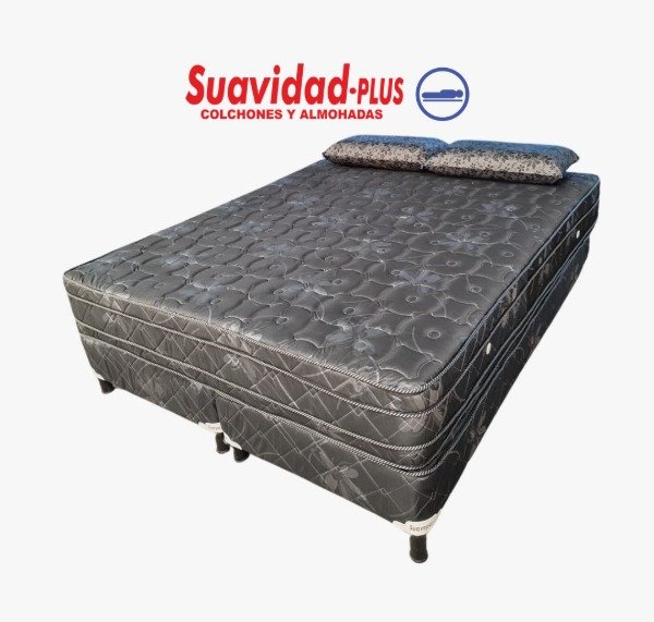 Producto - Somier Suavidad plus, Linea Lagos Plus King (2x2)