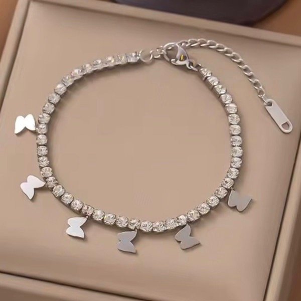 Producto - Pulsera Mariposas estilo tenis con dijes