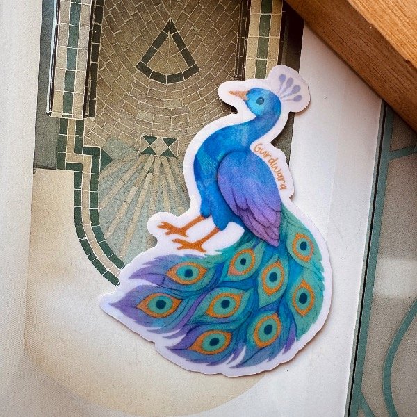 Producto - Sticker Pavo Real Laminado