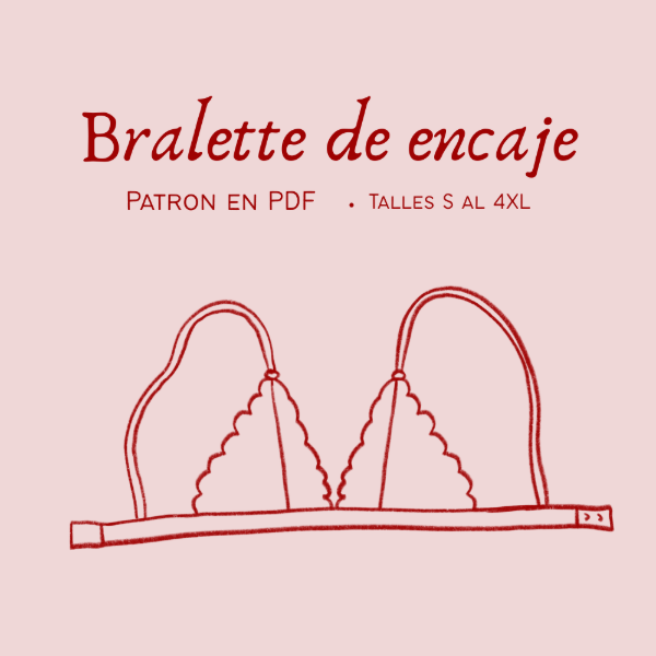 Producto - Molde PDF - Bralette de puntilla
