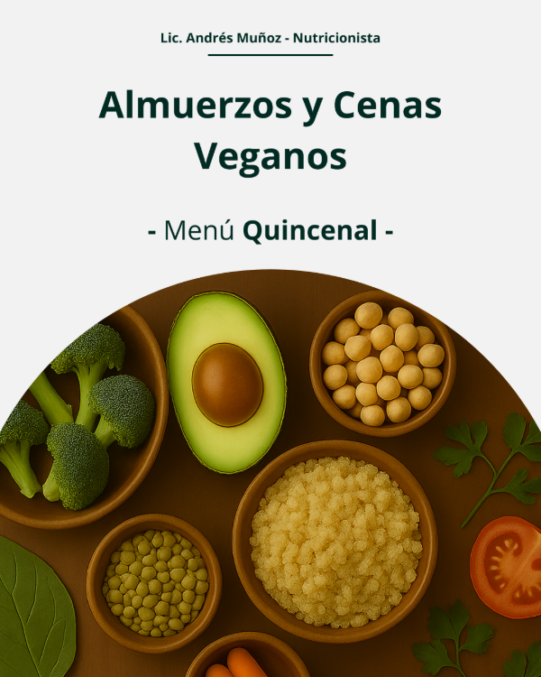 Producto - Menú Primaveral Quincenal Vegano -