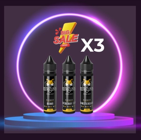 Producto - 3 VaporFox Gold 60ml