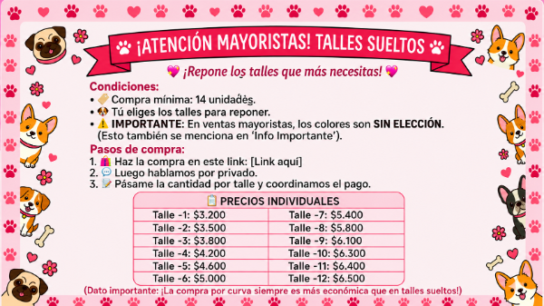 Producto - Cantidad minima 14 unidades