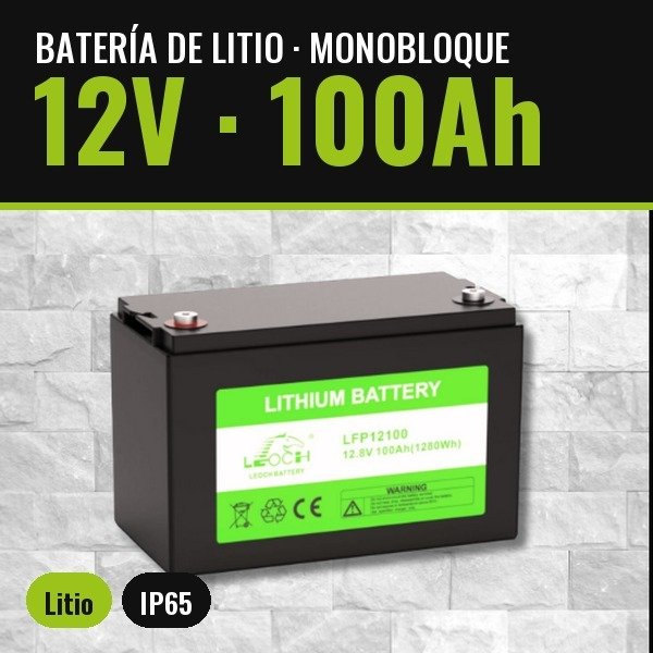 Producto - Batería de Litio Leoch 12V100Ah