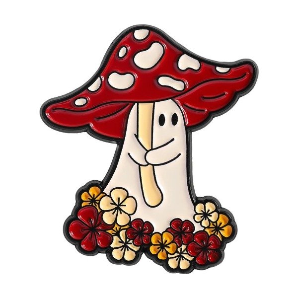 Producto - Pin Fantasma Hongo - florcitas