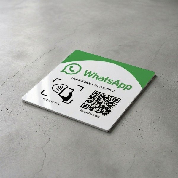 Producto - Expositor Whatsapp NFC y QR (Diseño 2) - 1