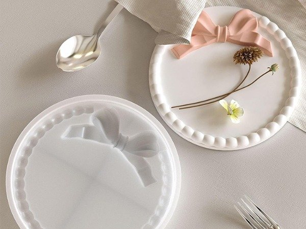 Producto - Molde bandeja circular con moño