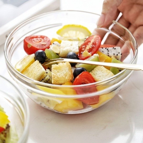 Producto - SET DE 2 BOWLS COMPOTERAS DE VIDRIO 14 CM X 7 CM