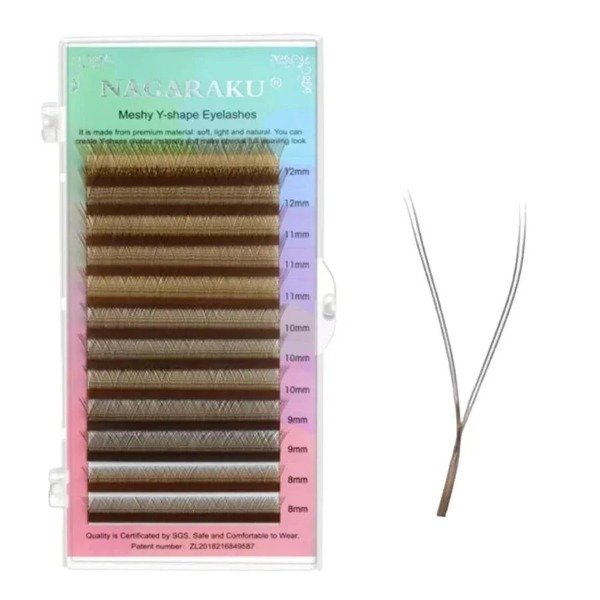 Producto - YY 0.07D MARRONES  MIX nagaraku