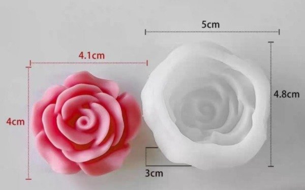 Producto - MOLDE SILICONA ROSA chica 0003C12