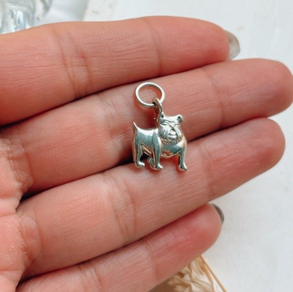 Producto - Dije Bulldog Ingles Plata 925