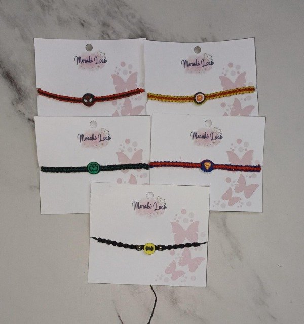 Producto - PULSERA MACRAME SUPER HEROES