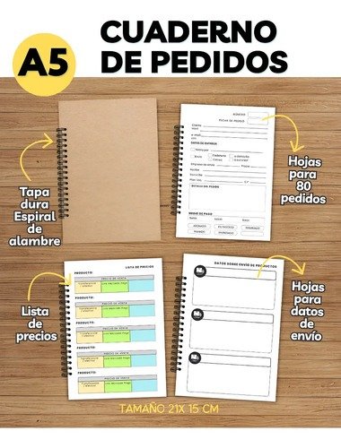 Producto - Kit Emprendedor Completo: Papelería Para Negocios Kraft - 4
