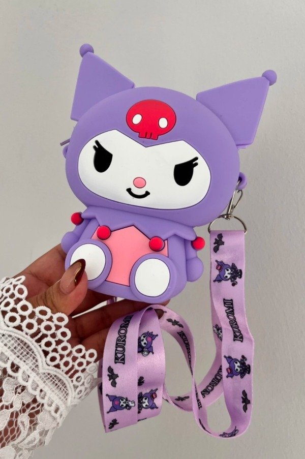 Producto - Carterita infantil Kuromi Happy Lila