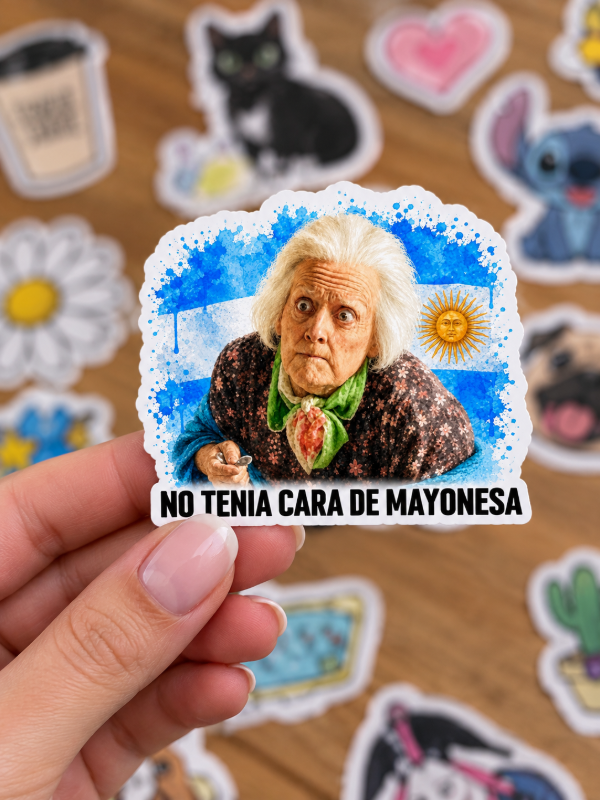 Producto - Stickers // No tenía cara de mayonesa