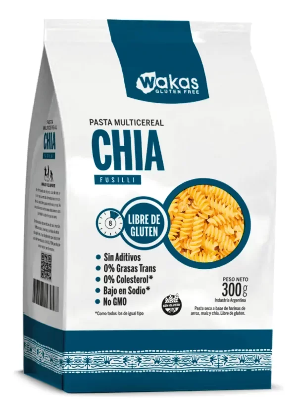 Producto - Fusilli - Pasta Multicereal con Chia.