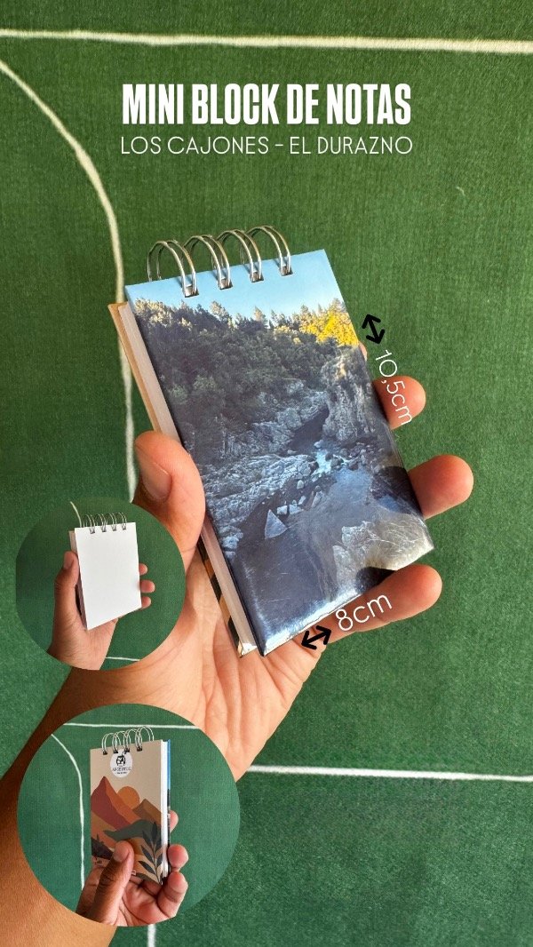 Producto - MINI DE BLOCK DE NOTAS - LOS CAJONES