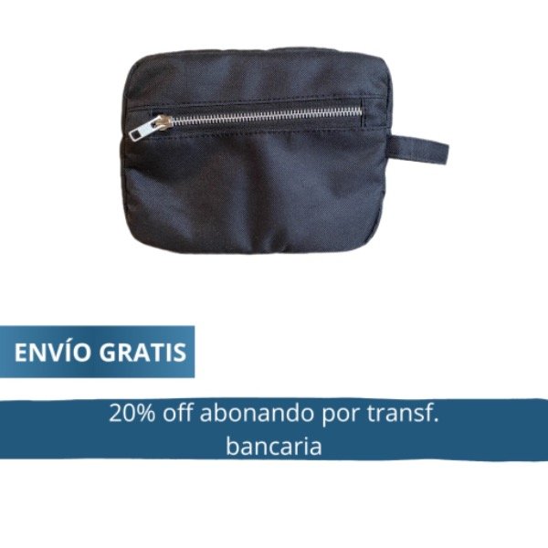 Producto - Neceser Isotérmico Negro Liso abonando por transferencia 59.840 pesos