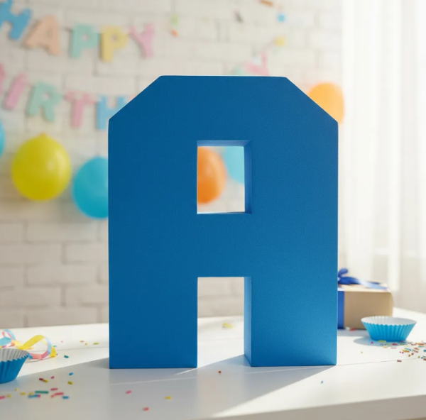 Producto - Kit Imprimible Molde Letras y Números 3D 14cm Editables