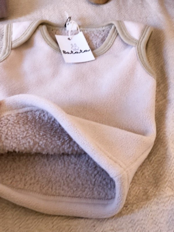 Producto - Chaleco toto micropolar beige