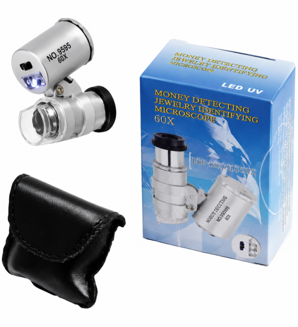 Producto - Lupa Microscopica 60x con Luz
