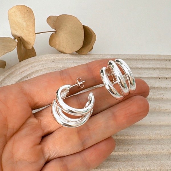 Producto - AROS TRIPLE ARGOLLA cod 6.6