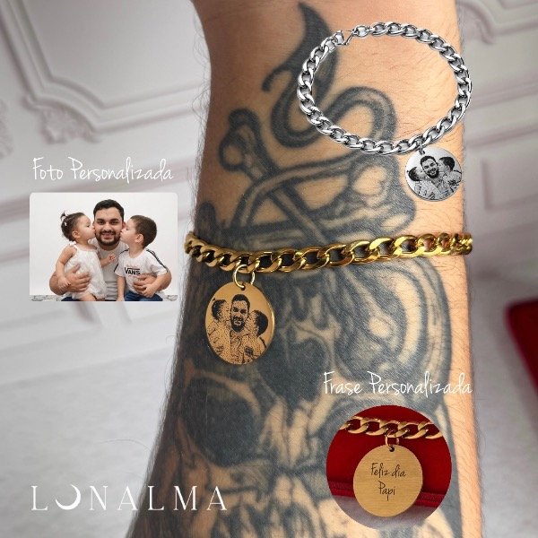 Producto - Pulsera: Con foto Dia del Padre