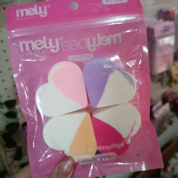 Producto - Set 4 esponjitas en forma de corazón