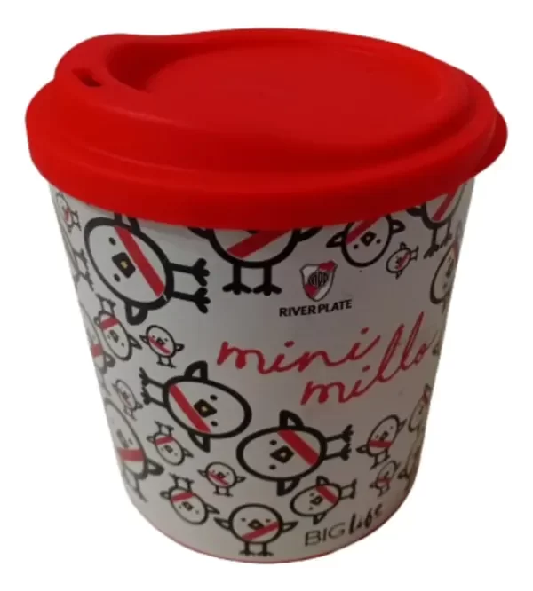 Producto - River Plate Taza Vaso 400 Ml Con Pico Vertedor Infantil (1)