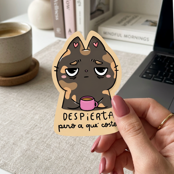 Producto - Sticker die cut Vinilo Despierta (PREVENTA)