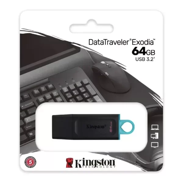 Producto - PENDRIVE 64GB KINGSTON DTX 3.2 EXODIA G