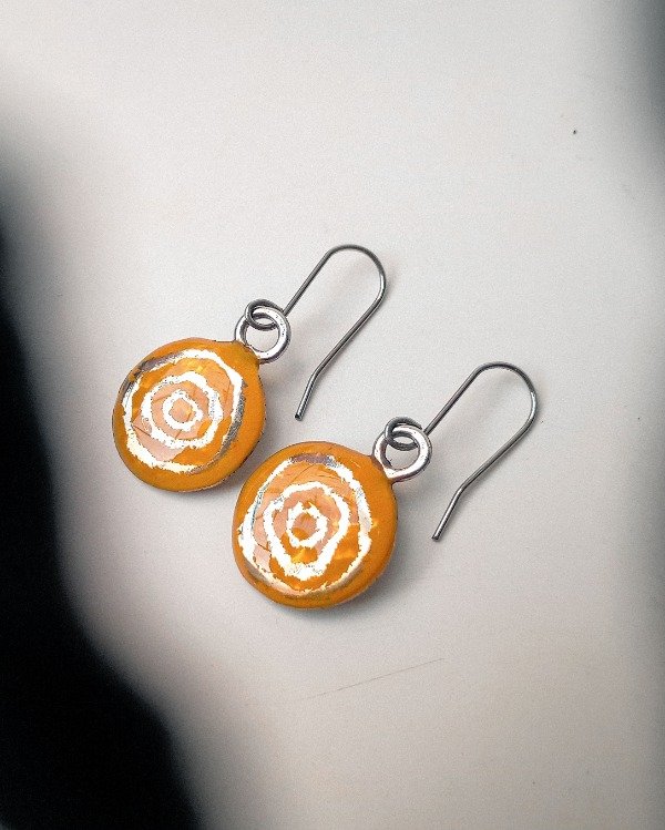 Producto - Aros Orb (plateado y amarillo)