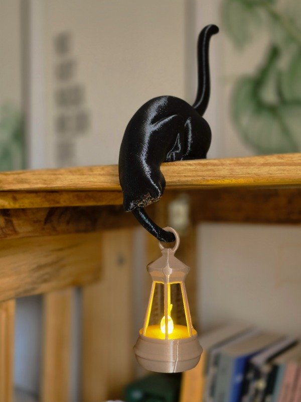 Producto - GATO CON FAROL PARA BIBLIOTECAS - 1