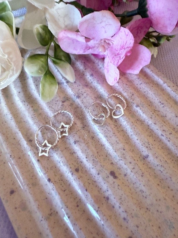 Producto - Argollitas con dijes(seleccionar modelo