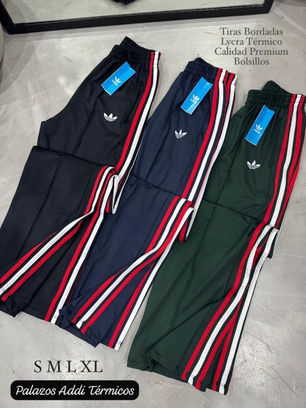 Producto - PALAZO ADIDAS TIRAS ROJA Y BLANCA