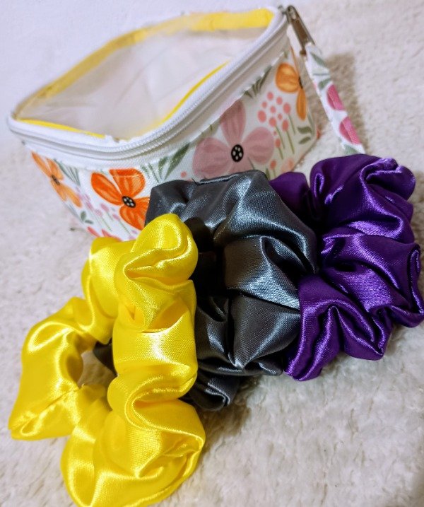 Producto - MINI NECESER CUBO + 3 SCRUNCHIES (A PEDIDO) - 0