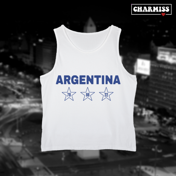 Tank top Argentina 3 estrellas