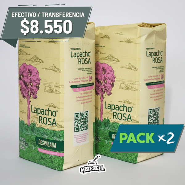 Producto - LAPACHO ROSA DESPALADA PACK x 2u
