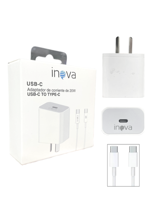 Producto - CARGADOR INOVA TIPO C A C 20W YT-032