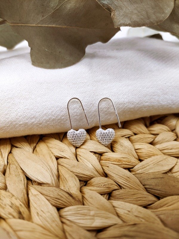 Producto - Argollas Clip Corazón