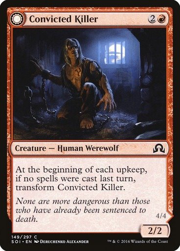 Producto - Convicted Killer  Shadows over Innistrad