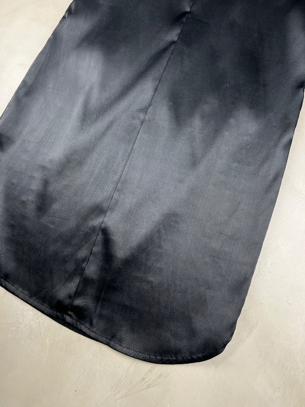 Producto - Black Satin Qipao Dress - 9