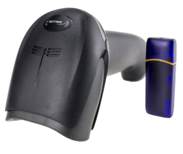 Producto - Scanner de cod de barras de mano wireless -laser -1d -receptor usb -vel 120v/s