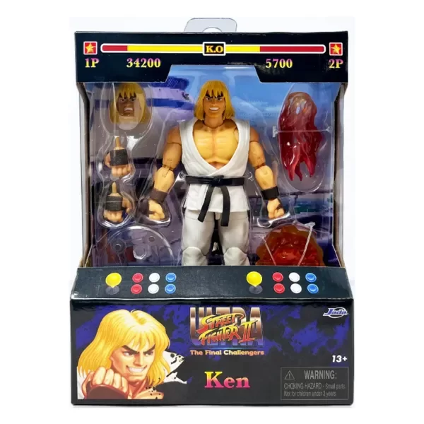 Producto - Figura Jada Toys Street Fighter Ken (Player 2) Variante de color