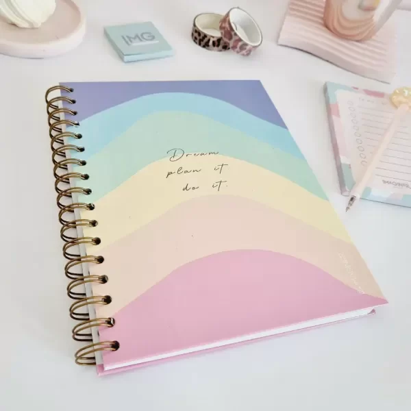 Producto - Cuaderno Rayas Pasteles