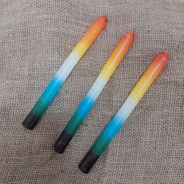 Producto - VELA LARGA 7 COLORES X1
